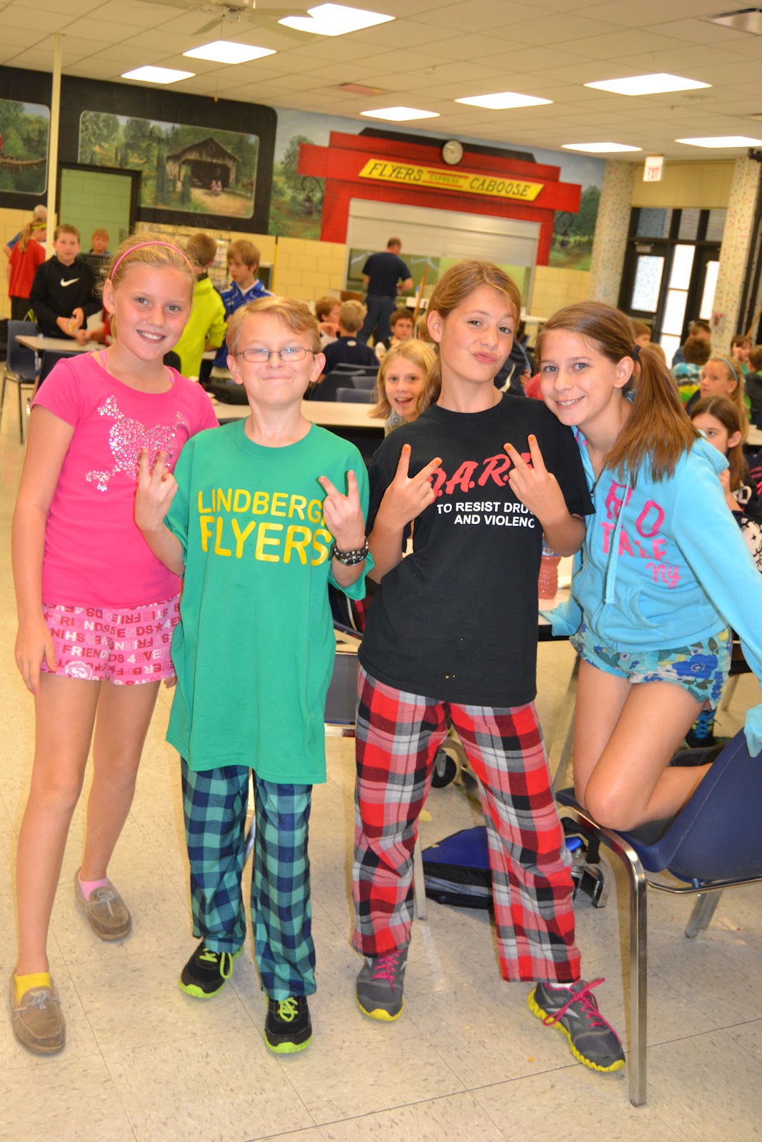 What's New at Truman: Spirit Week Monday~Pajama Day