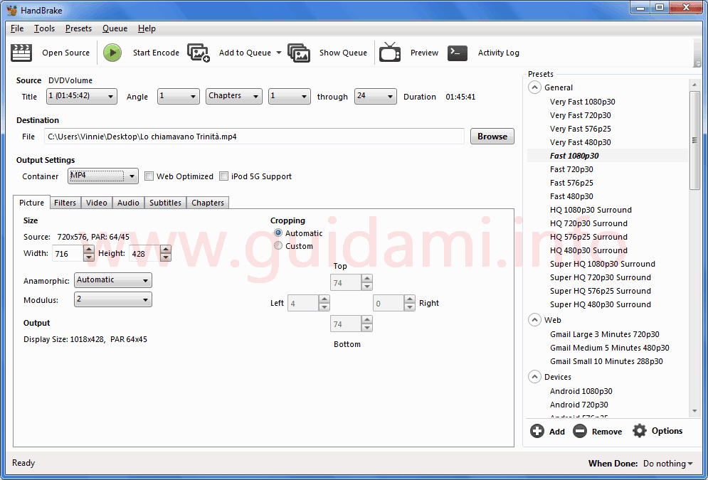 Encoder profile handbrake blu ray sekamag