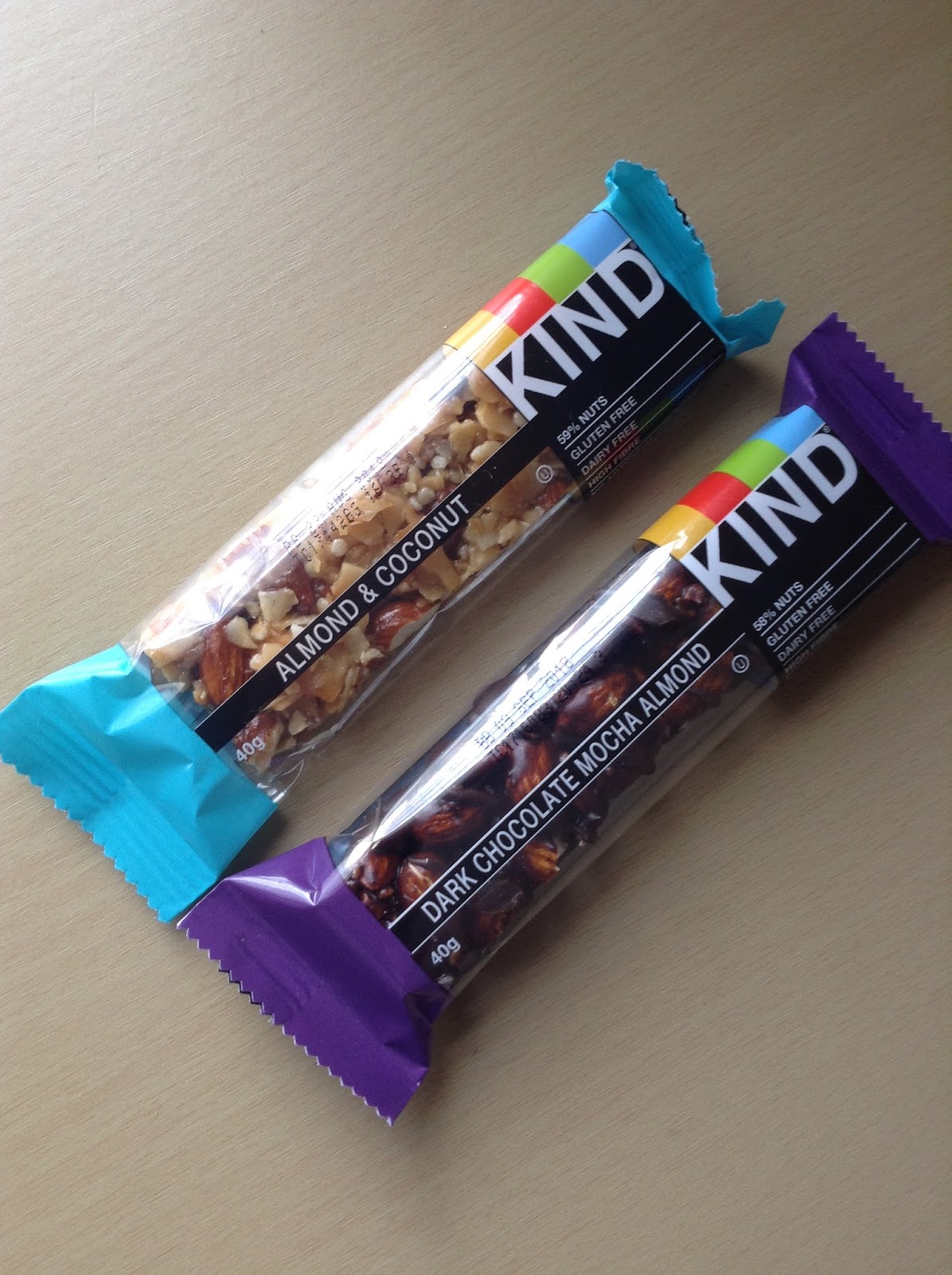 Kind Bars Almond & Coconut/ Dark Chocolate Mocha Almond