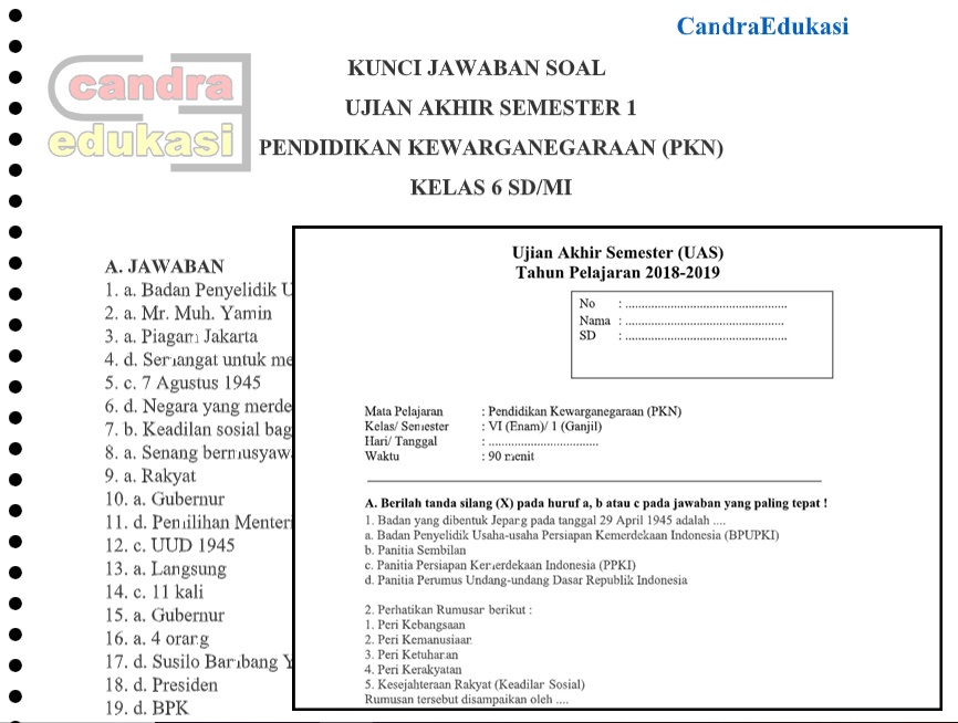 Terbaru 12 Soal Uas Ski Kelas 9 Semester 1 Kurikulum 2019 Paling Heboh