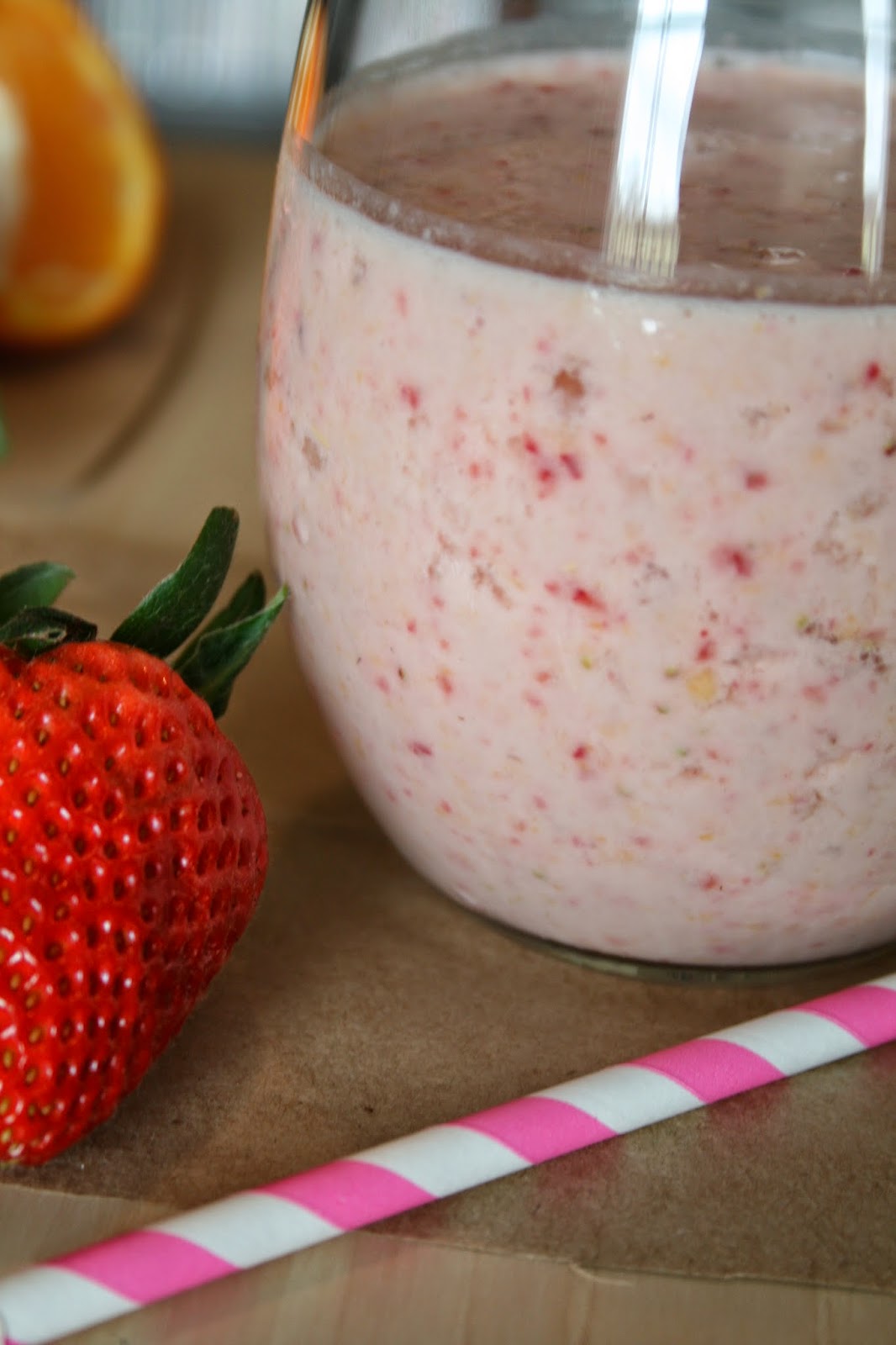 Oregon Transplant Strawberry Orange Smoothies