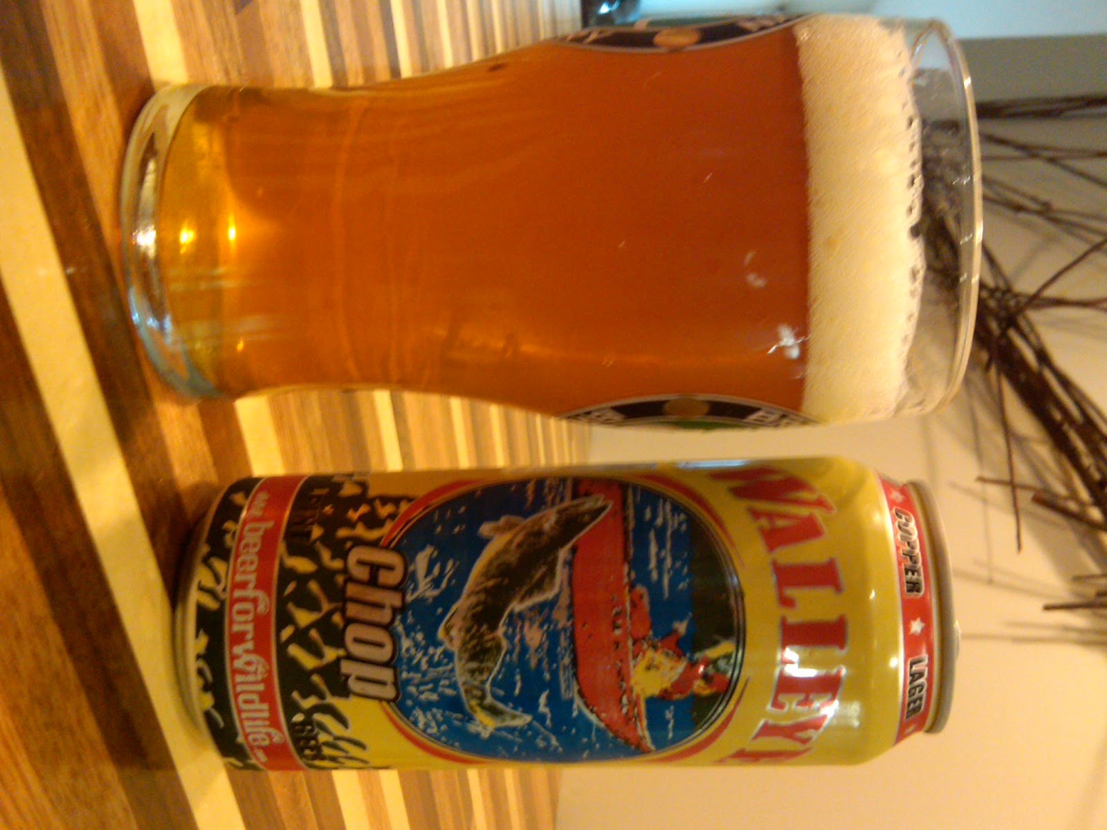 pint sized revelations Walleye Chop Lager (Bank Beer Co, Hendrickson, MN)
