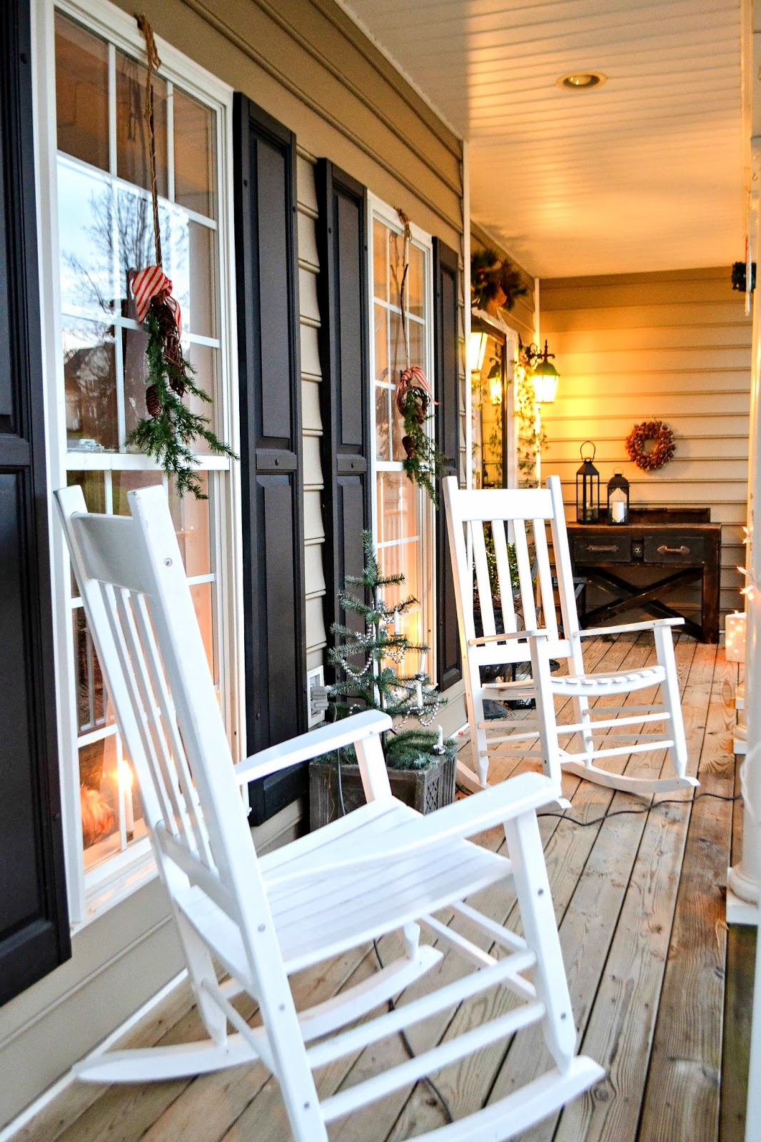 Down to Earth Style: Christmas Porch 2013