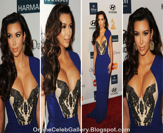 Kim Kardashian Attends pre-Grammy Awards