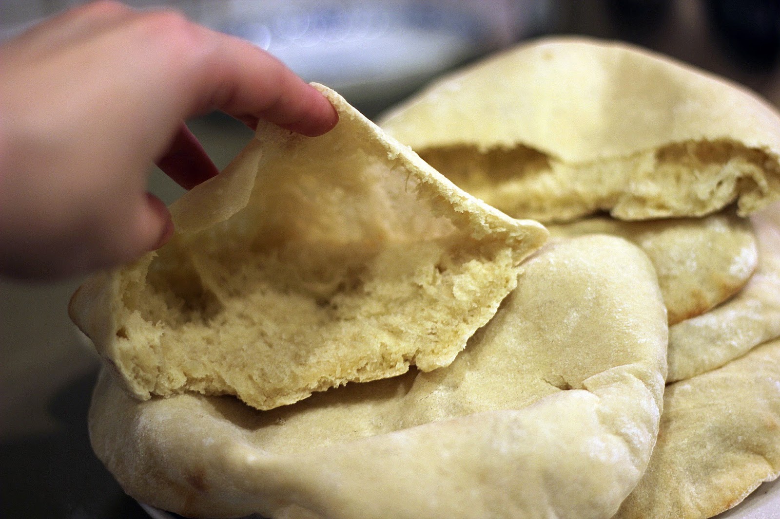Easy Homemade Pita Bread Fresh from the...