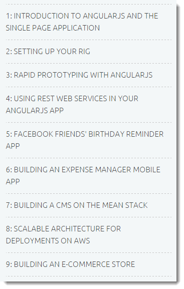 AngularJS Web Application Development Blueprints