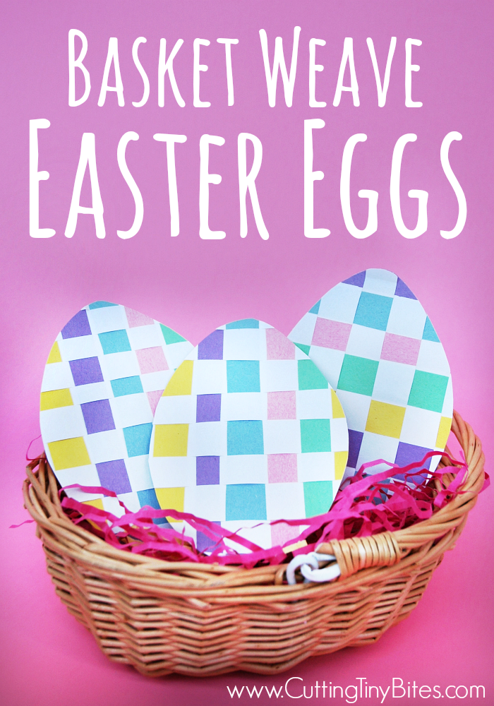 Basket Weave Easter Eggs What Can We Do With Paper And Glue