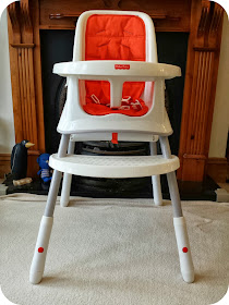 fisher price evolve, fisher price high chair, grow with me high chair, easy clean high chair