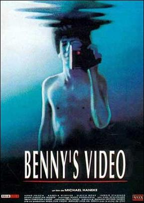 Cartel de El vídeo de Benny, la segunda película de la trilogía basada en la glaciación emocional dirigida por Michael Haneke