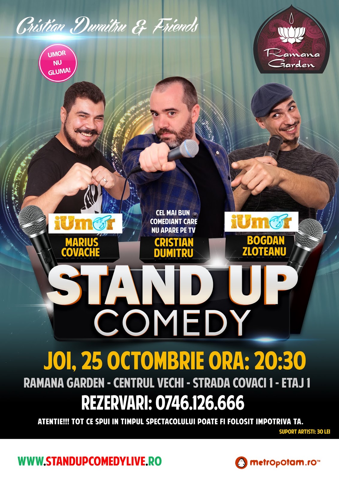 Stand-Up Comedy Joi Bucuresti Centrul Vechi