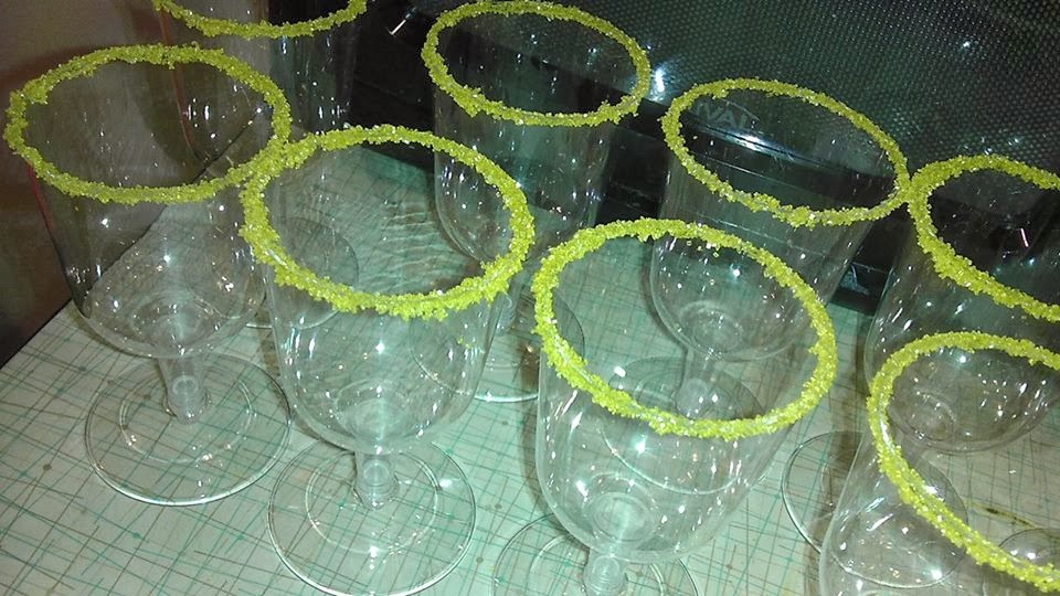 {DIY} How to Rim Glasses with Sugar