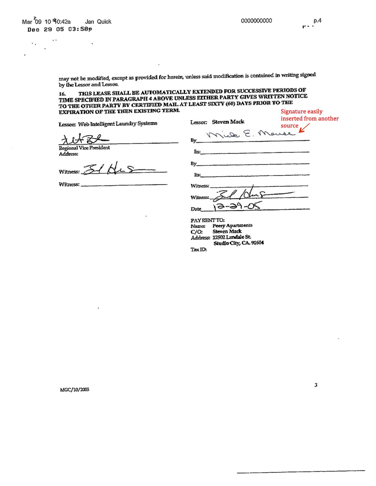 Questionable Documents Signature Sample Kier Corp’s Crap: The destruction of a Landmark: Questionable Contract ...