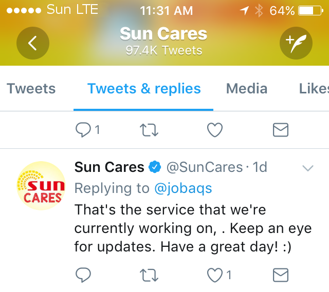 Finally Sun Cellular Has Lte Upgrade For Free
