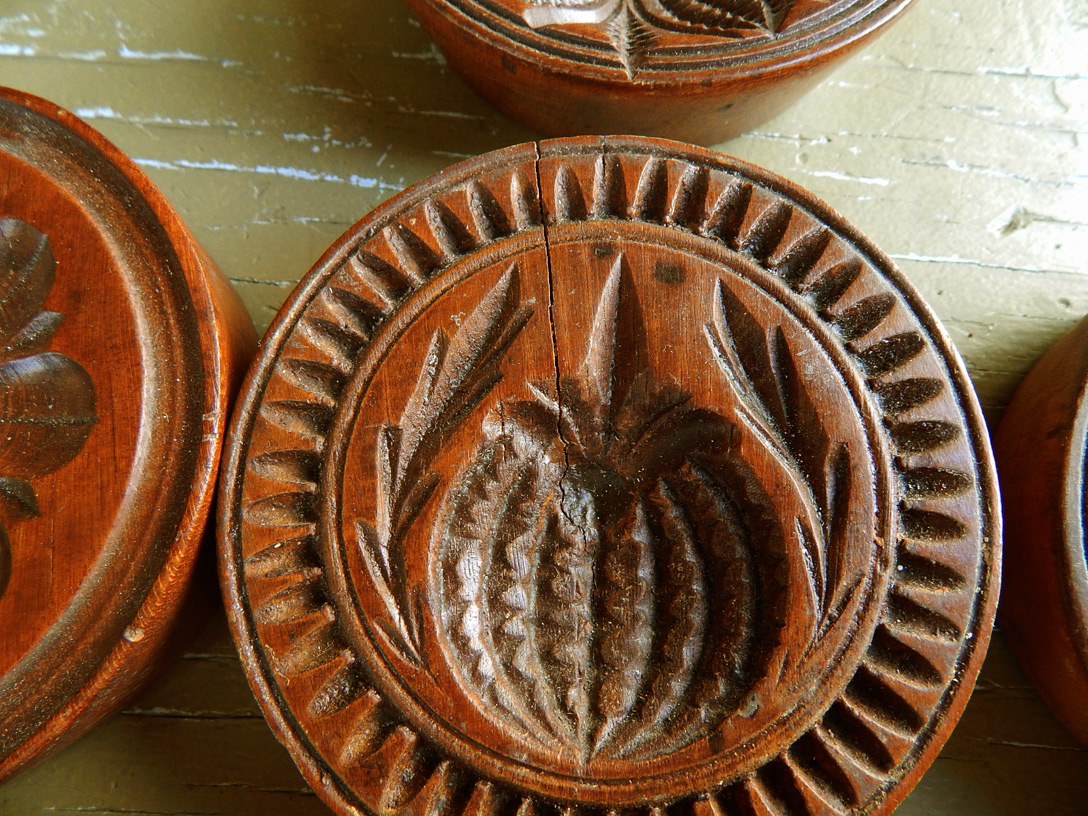 Saturdays Vintage Finds Hand Carved Butter Print Molds