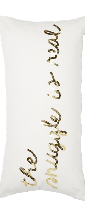 Bow & Drape 'The Snuggle Is Real' Sequin Pillow