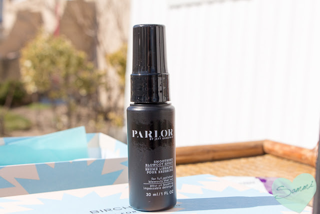 March 2016 Ready for Anything Birchbox review and unboxing - Parlor by Jeff Chastain Smoothing Blowout Spray