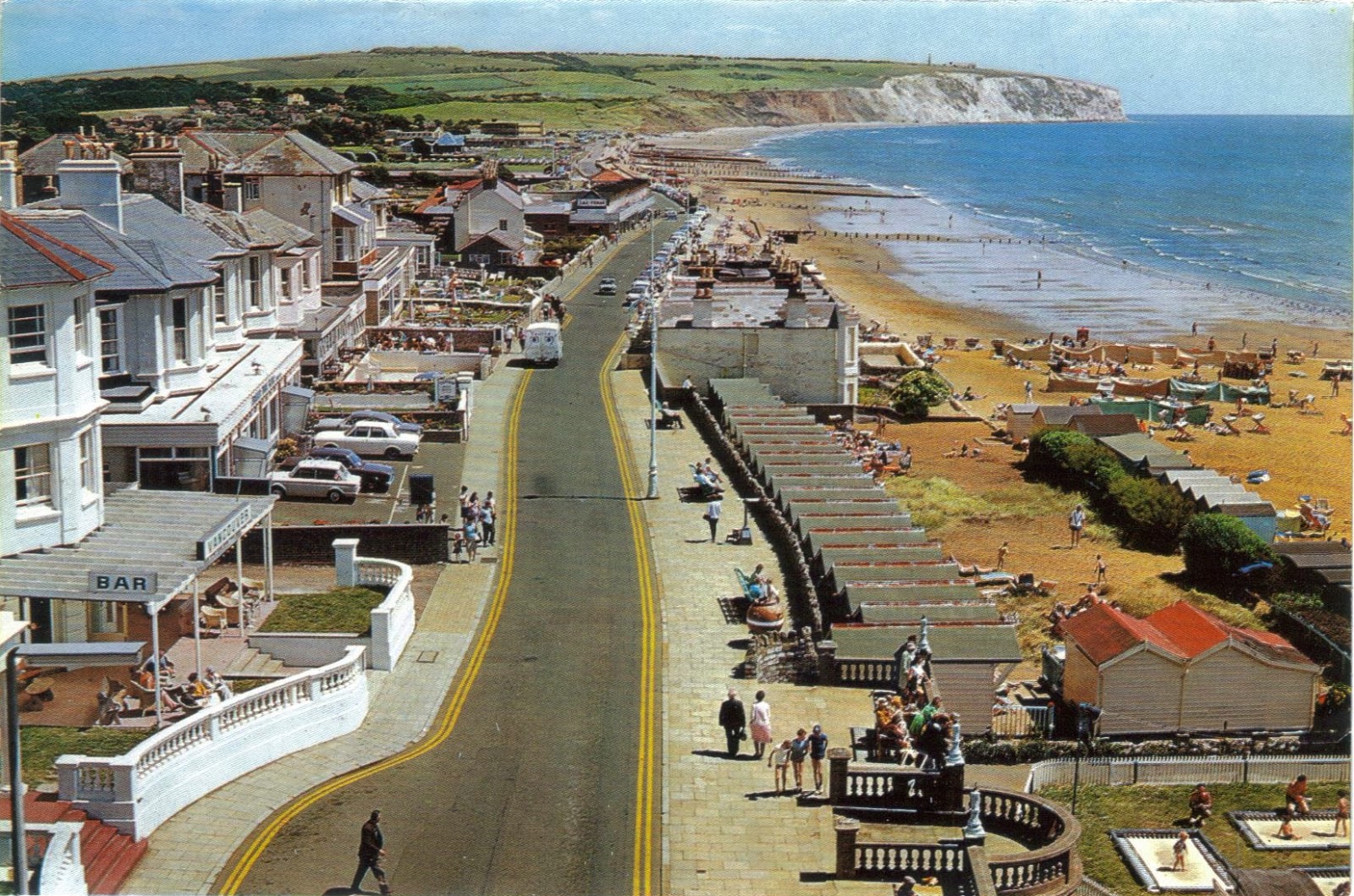 Postcards and Viewcards 1970s Postcard Of Sandown Isle of Wight Postcards and Viewcards 1970s Postcard Of Sandown Isle of Wight