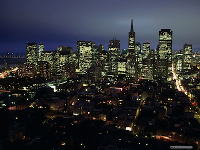 Fotografías de ciudades con vista nocturna