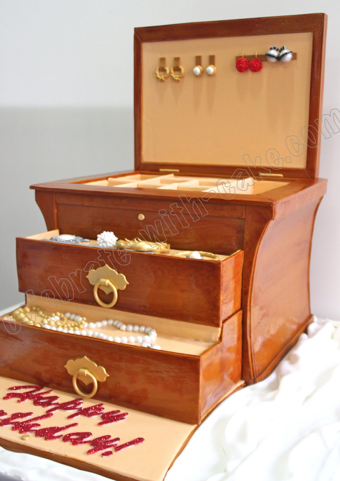 Celebrate with Cake! Jewelry Box Cake