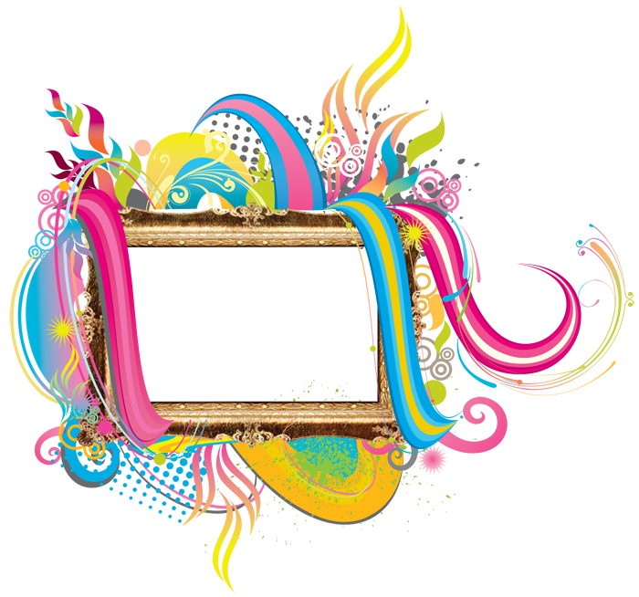 Brushes Pngs Colourful Frames Pngs