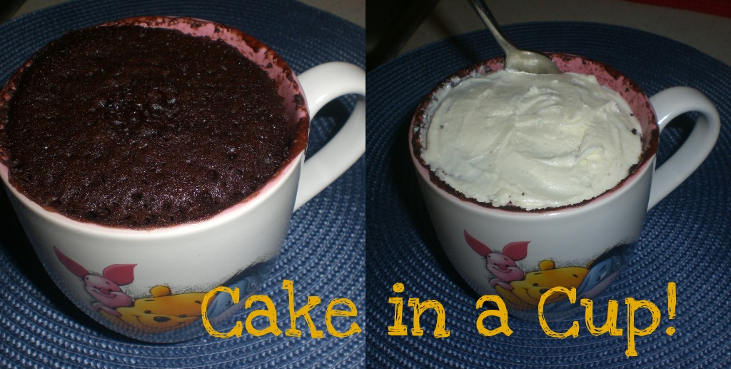 Homemakin and Decoratin Cake in a Cup