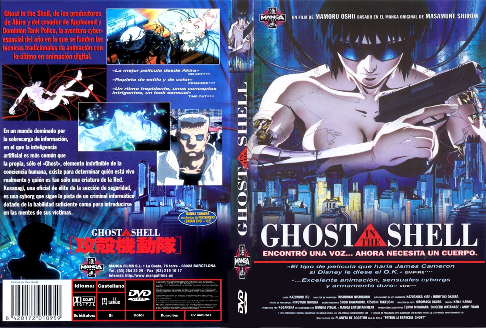 Ghost In The Shell 1995 Castellano Mega Ghost in the Shell (1995) [Mega] [Mkv] [720p] - FckDownload | Descarga
