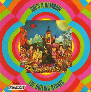 Portada del single She's a rainbow de los Rolling Stones