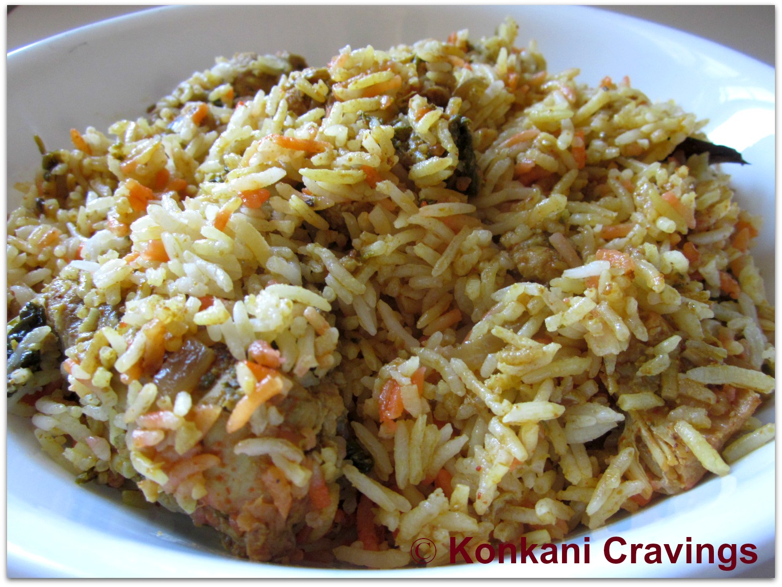 KONKANI CRAVINGS: Chicken Biryani (Quick and Easy)
