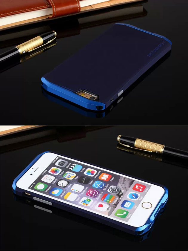 เคส iPhone 6/6s รุ่น Element162001 : สีน้ำเงินขอบน้ำเงิน
