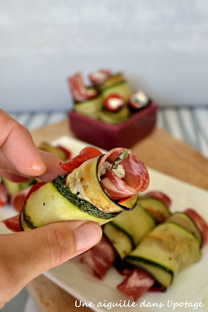 aubergine poivron courgette fromage de chèvre frais 