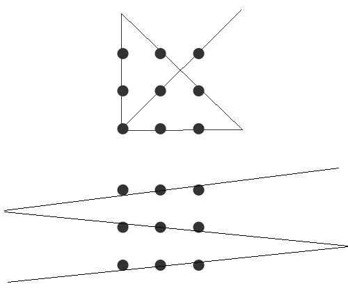 Sistemas De Informacion 1 Unir Estos 9 Puntos Con 4 Lineas 3 Lineas Y Luego Con Una Linea