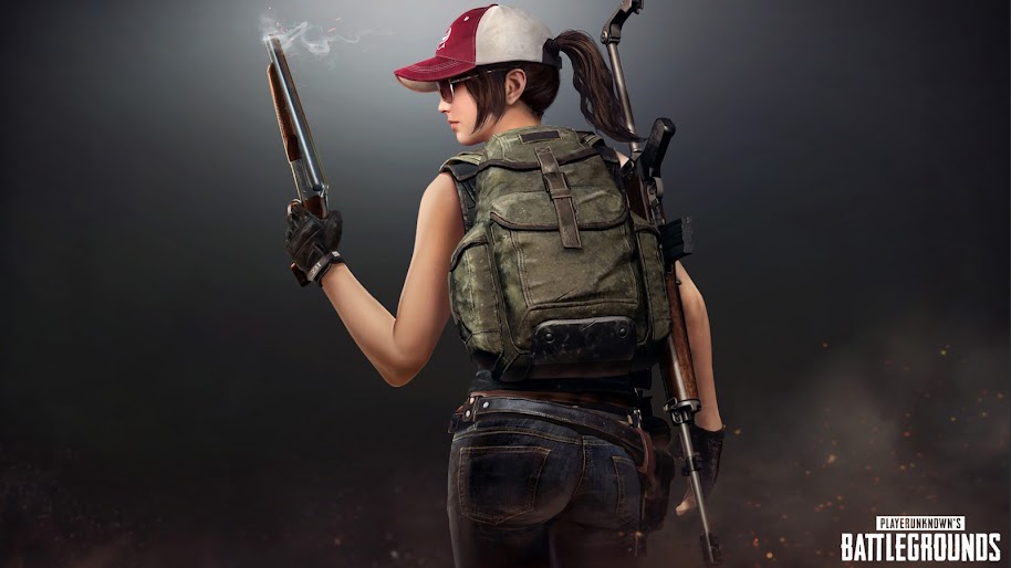 Pubg Shotgun Girl Playerunknown S Battlegrounds 4k Wallpaper 108
