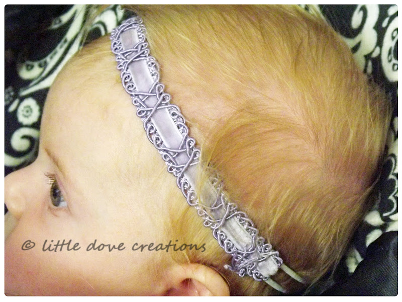 Little Dove Creations simple infant headbands