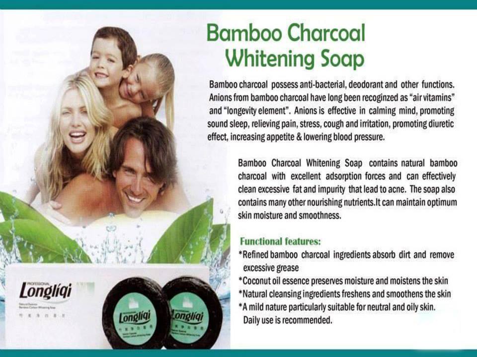 Nenisa BizWorld Longrich Bamboo Charcoal Whitening Soap
