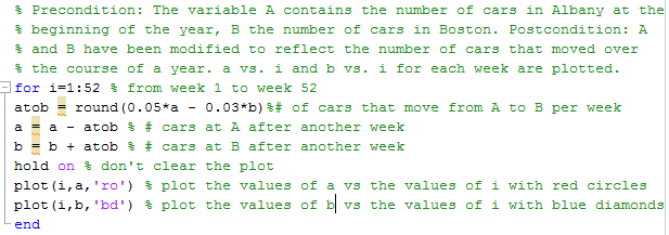 My Engineering 160 Experience : MatLab