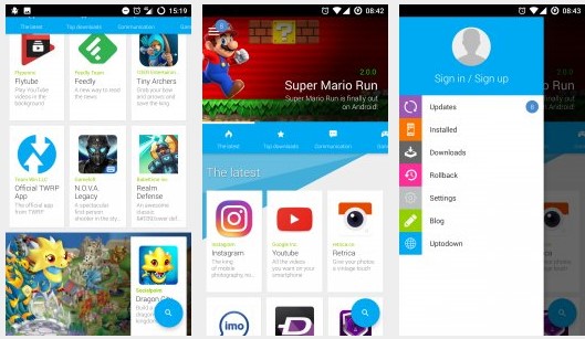 شرح و تحميل متجر اب توداون Uptodown لتحميل التطبيقات والالعاب