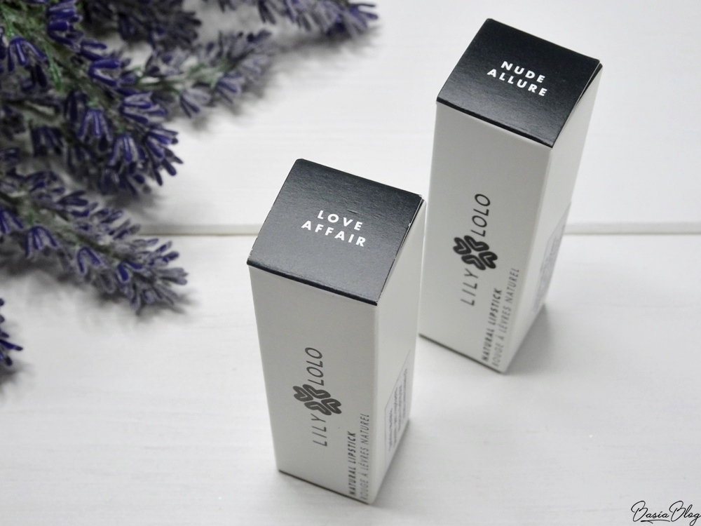 Lily Lolo naturalna szminka do ust Nude Allure i Love Affair