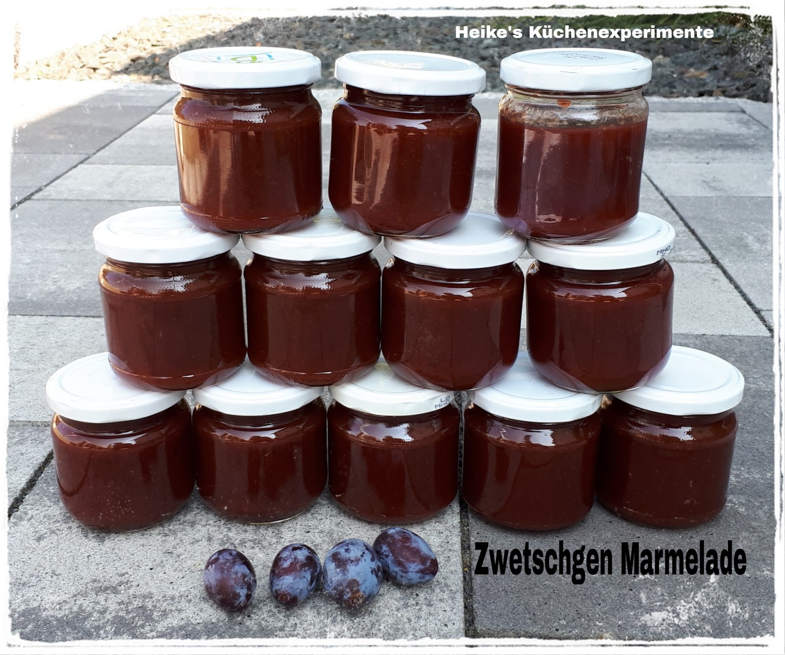 Heike&amp;#39;s Küchenexperimente ☆☆☆: Zwetschgen Marmelade