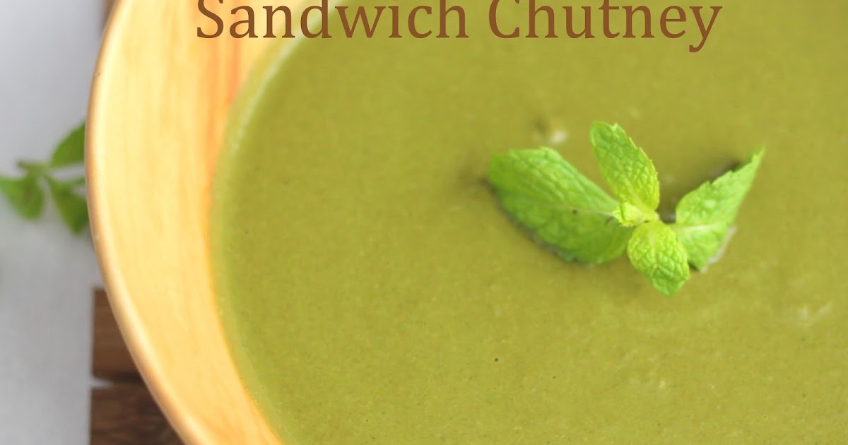 Green Chutney Recipe | Sandwich Chutney