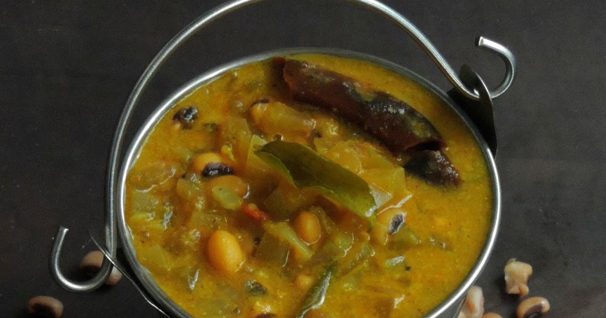 Priya's Versatile Recipes Blackeyed Peas & Watermelon Rind Kootu