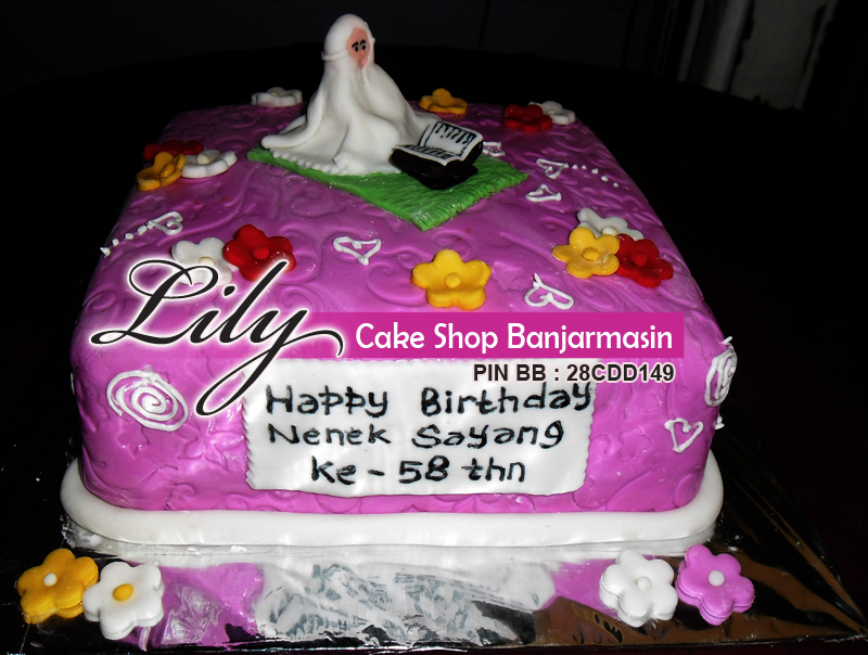 Lily Cake Shop Banjarmasin KUE ULTAH  FONDANT UMUM 