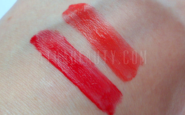 Maybelline, SuperStay 10H Tint Gloss, 190 Forever Berry & 410 Forever Coral