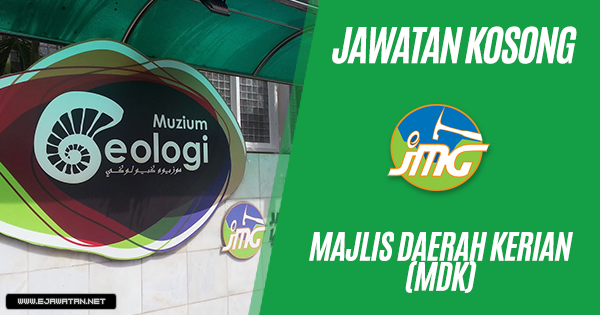 jawatan kosong Jabatan Mineral & Geosains Malaysia (JMG) 2018