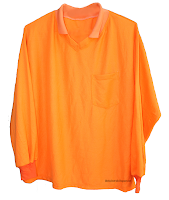 เสื้อคนงาน สีส้ม