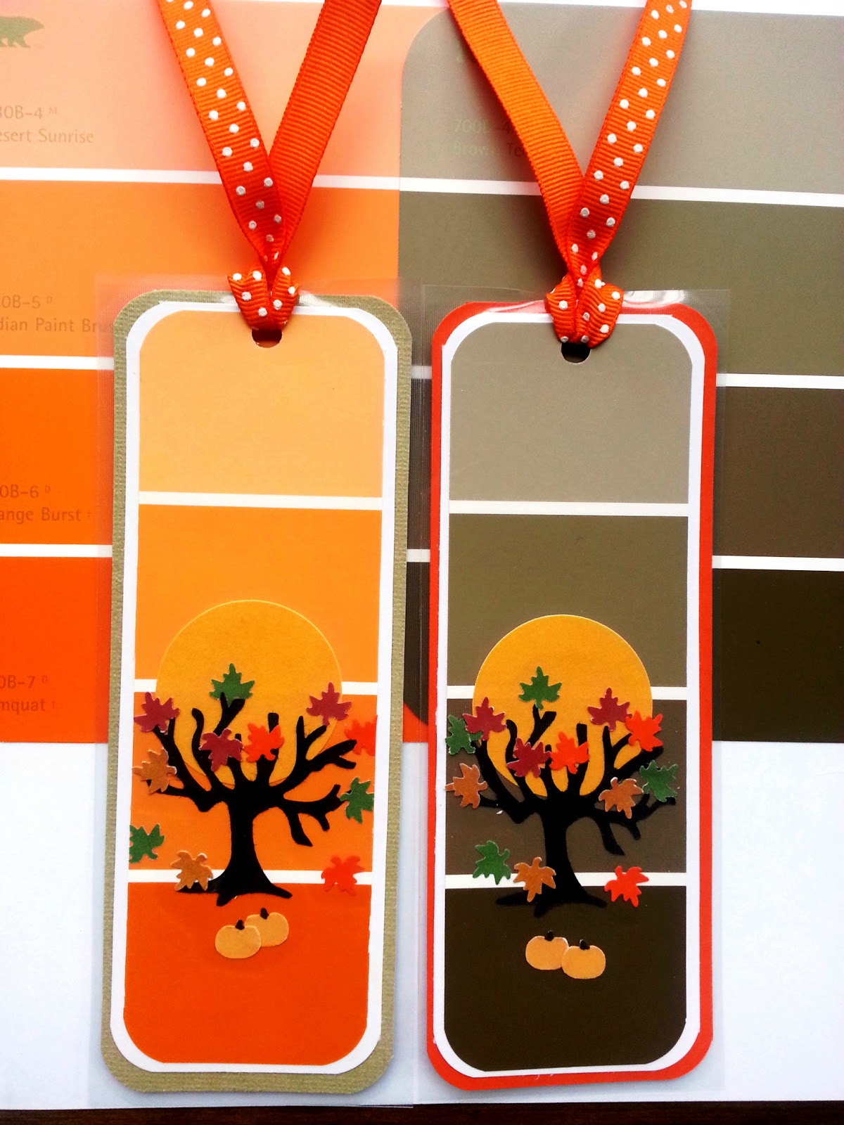 Castellon's Kitchen Paint Chip Bookmarks