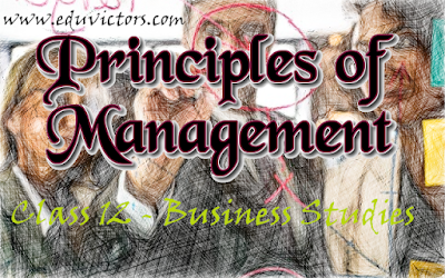 principles management studies class business cbse eduvictors q1 describe concept answers