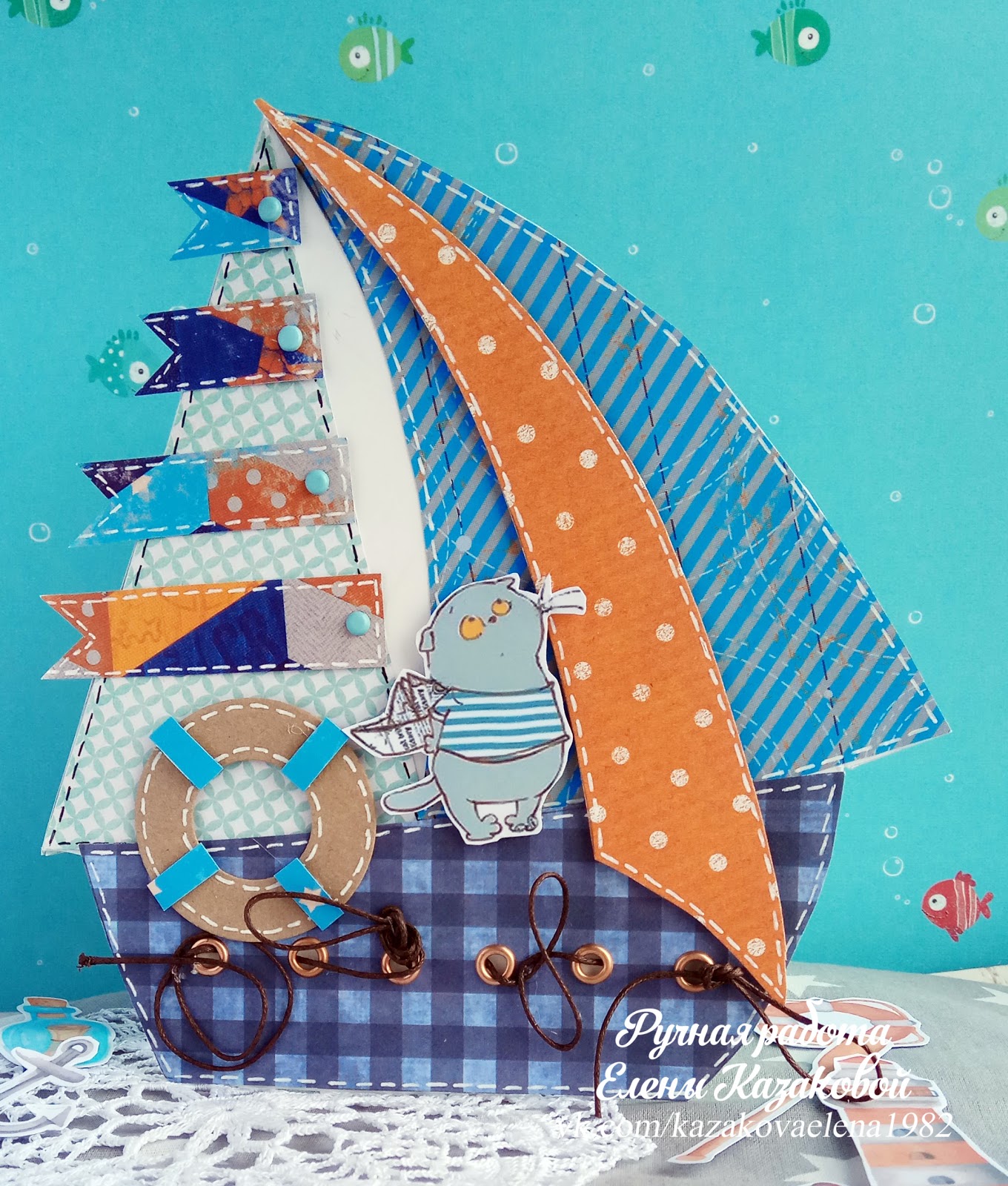 открытка кораблик. объемная аппликация корабль. кораблик в технике киригами. поделка отцу парусник. поделки на 23 февраля.