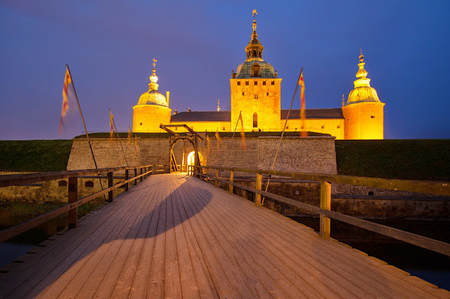 Kalmar-Castello di notte