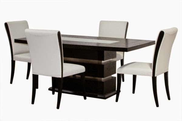 Beautiful examples of leather chairs for dining room!