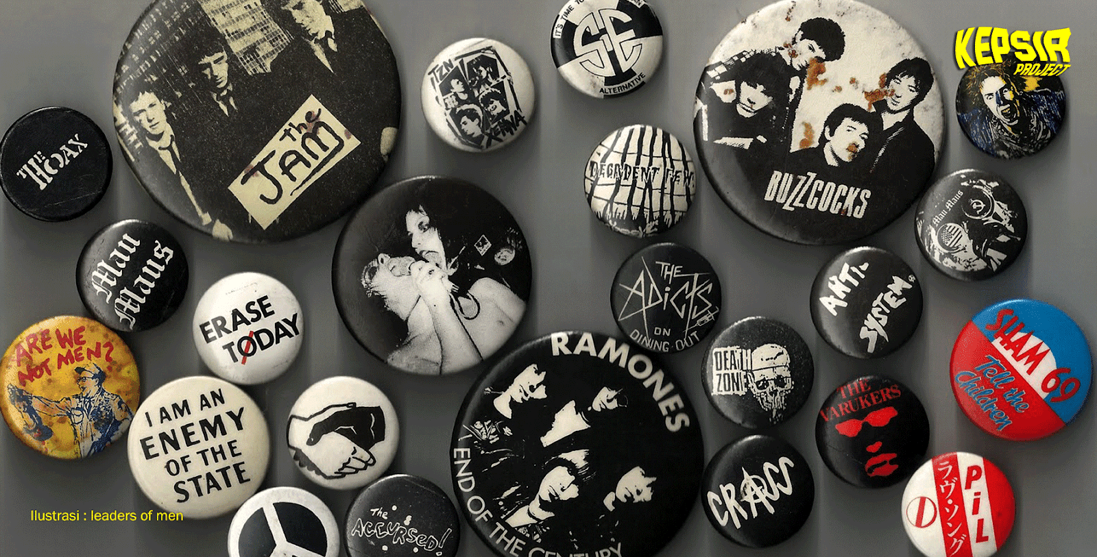 Sejarah Pin Dalam Subkultur Punk 21 Joly MacFie dan Better Badges Sejarah Pin Dalam Subkultur Punk